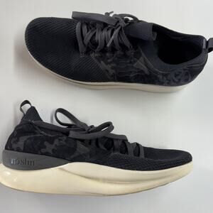 Moshn Shoes Mens Size 10 Black Camo Pulse Knit Walking‎ Comfort Slip Resistant